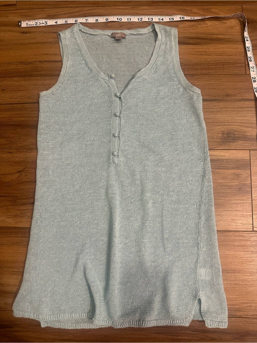 J. Jill Light Aqua swim cover up